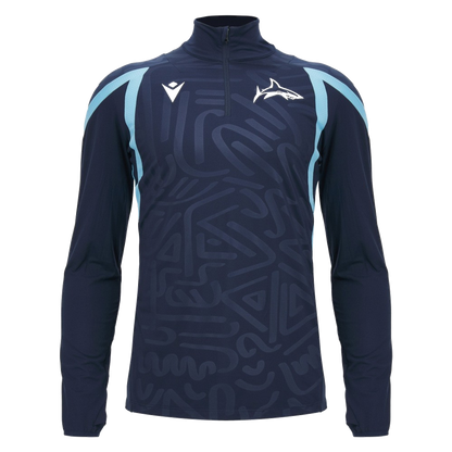2026-2027 Sale Sharks Quarter Zip Training Top (Navy)_0