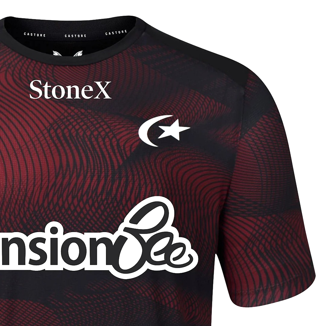 2026-2027 Saracens Rugby Pre-Match Shirt (Black)_3