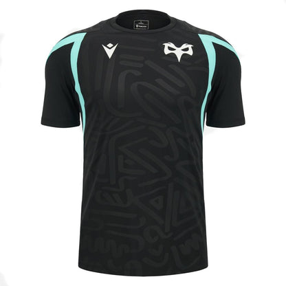 2026-2027 Ospreys Rugby Poly Training Shirt (Black) - Kids_0