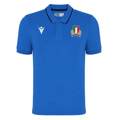 2026-2027 Italy Rugby Cotton Polo Shirt (Blue)_0