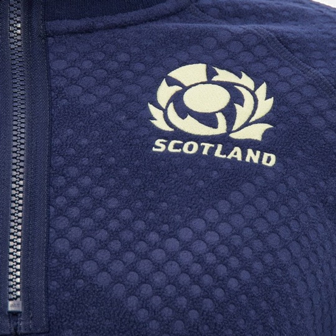 2026-2027 Scotland Rugby Quarter Zip Fleece Top (Navy)_3