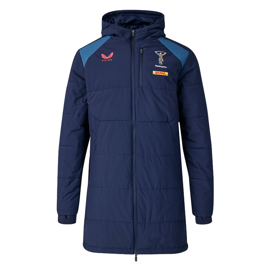 2026-2027 Harlequins Training Padded Jacket (Navy)_0