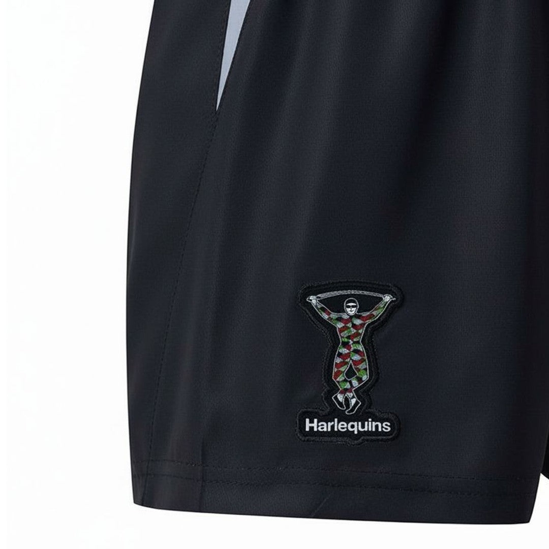 2026-2027 Harlequins Home Shorts (Black) - Kids_3