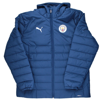 2026-2027 Man City Training Hooded Padded Jacket (Blue Jewel)_0