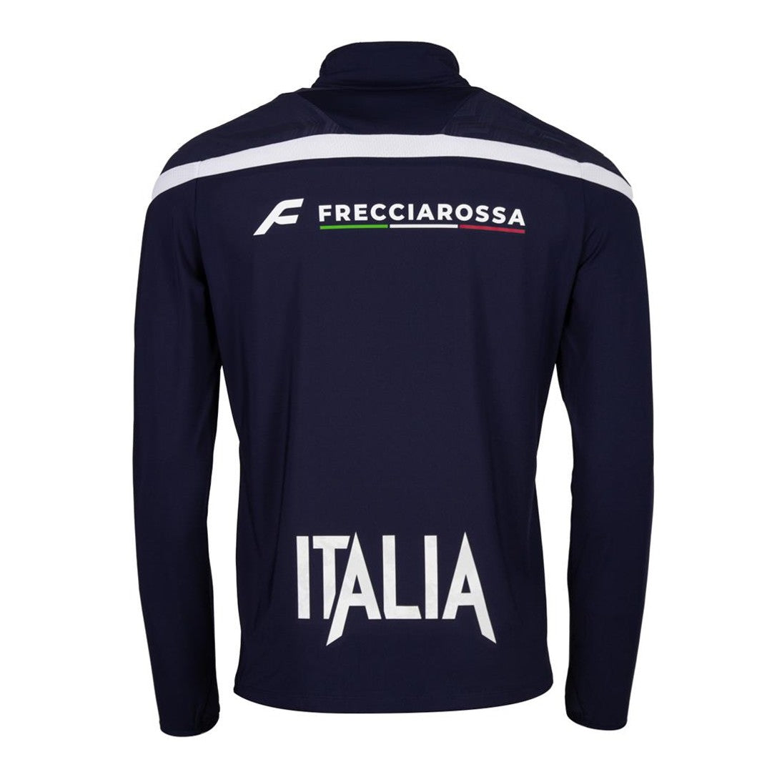 2026-2027 Italy Rugby Training 1/4 Zip (Navy)_1