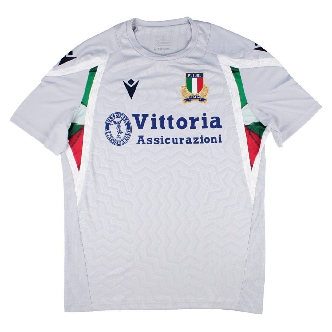 2026-2027 Italy Rugby Staff Training Shirt (Grey)_0