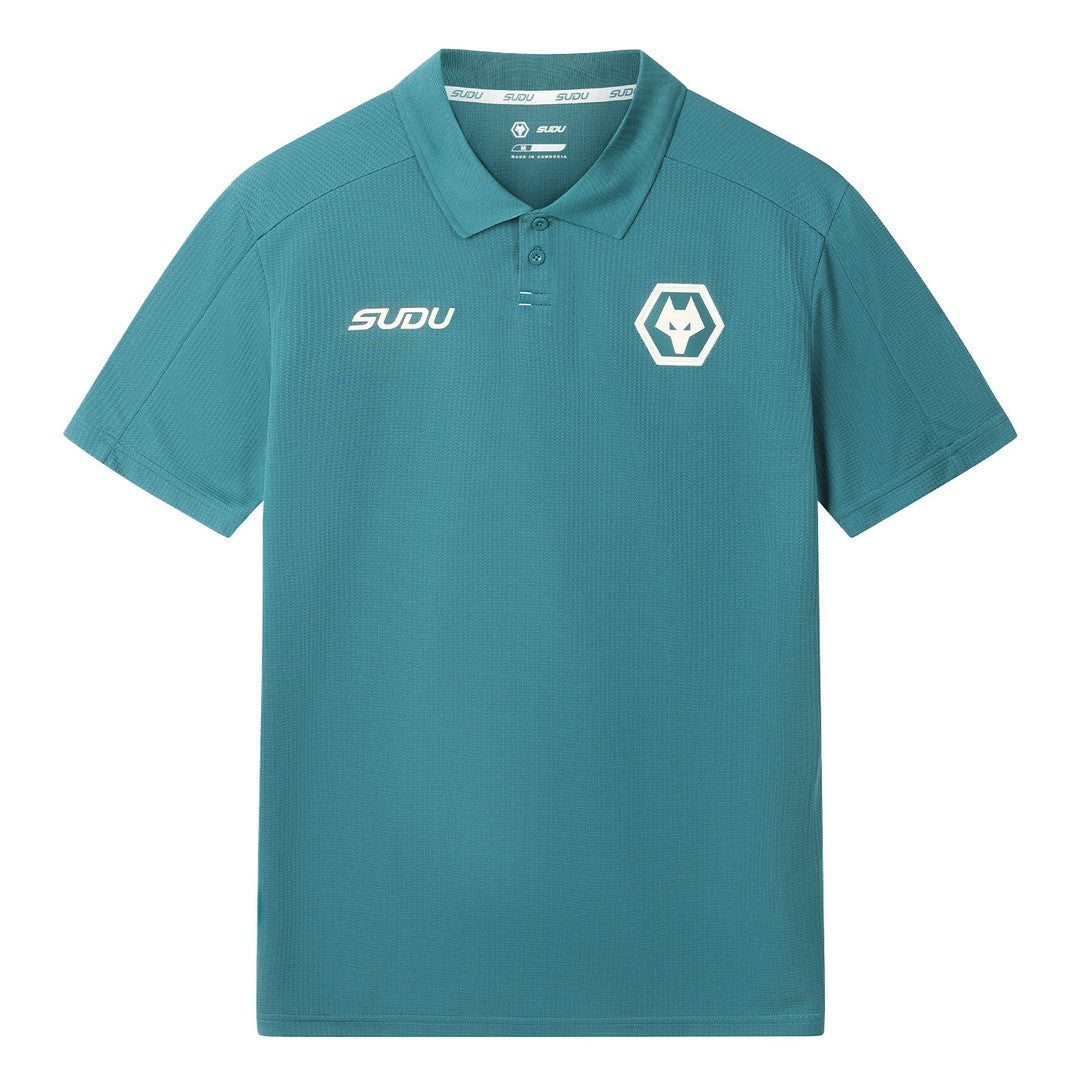 2026-2027 Wolves Players Travel Polo (Deep Teal)_0