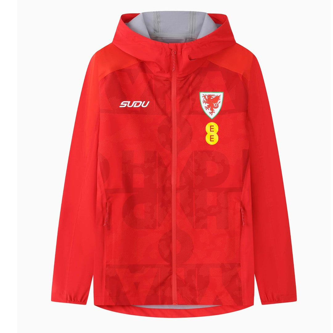 2026-2027 Wales Pre Match Lightweight Jacket (Red)_0