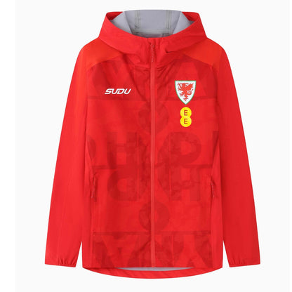 2026-2027 Wales Pre Match Lightweight Jacket (Red)_0