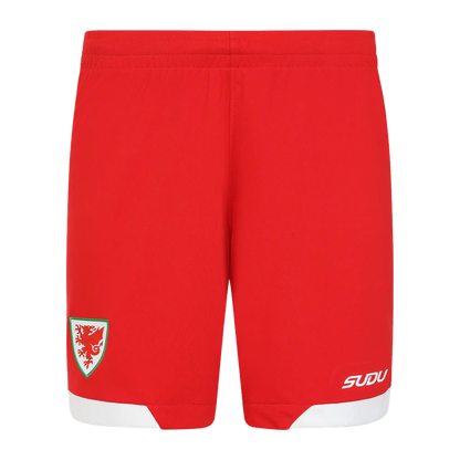 2026-2027 Wales SUDU Home Shorts (Red) - Kids_0