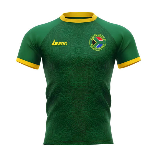  2025-2026 Springboks South Africa Home Rugby Shirt Womens_1