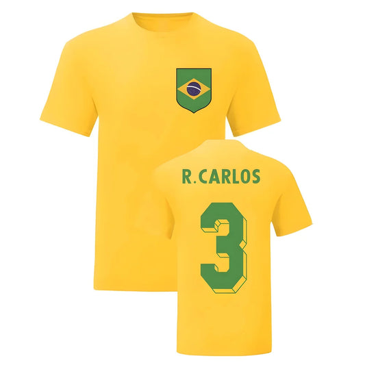 Robert Carlos Brazil National Hero Tee\'s (Yellow)_0
