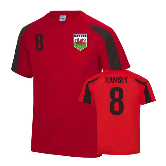 Wales Sports Training Jersey (Ramsey 8)_0