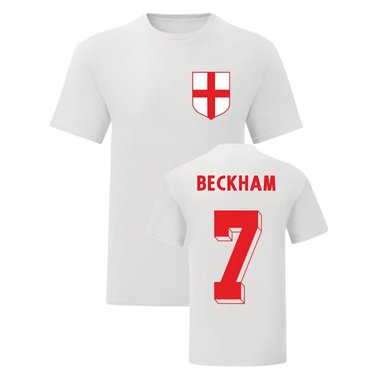 David Beckham England National Hero Tee (White)_0
