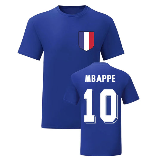Kylian Mbappe France National Hero Tee\'s (Blue)_0