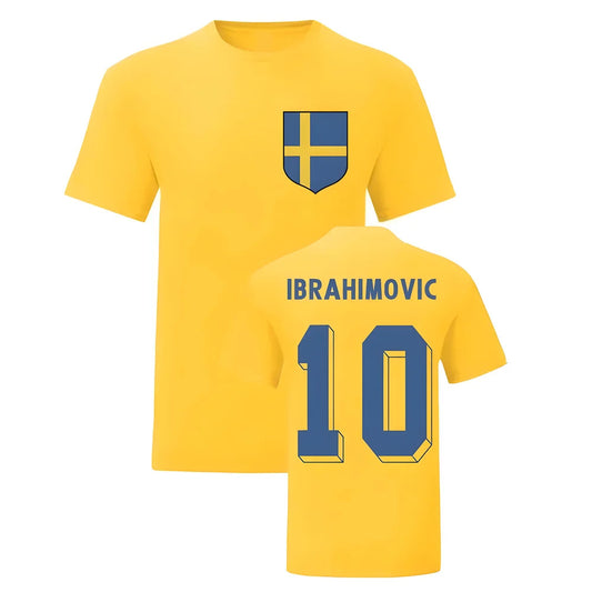 Zlatan Ibrahimovic Sweden National Hero Tee (Yellow)_0
