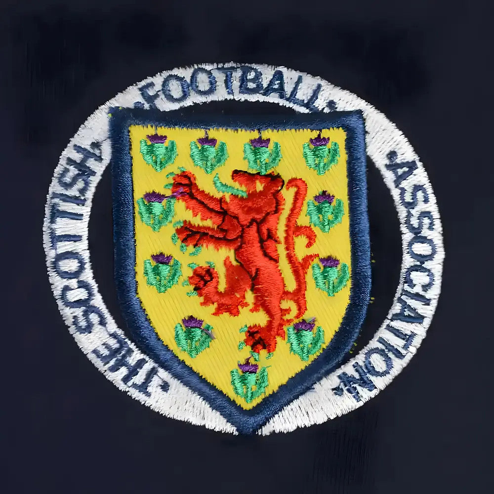Kids Scotland 1970's Navy/White T-Shirt_1