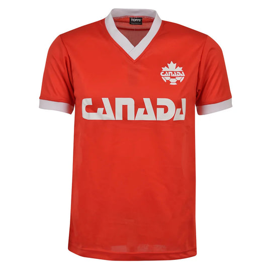 Canada 1980s Retro Football Shirt_0