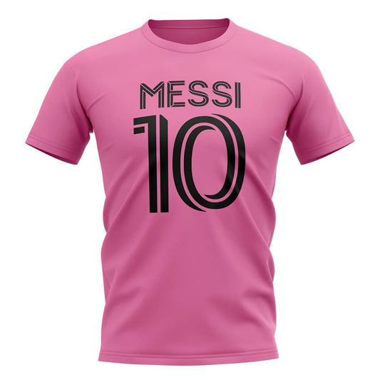 Messi 10 Miami T-Shirt (Pink)_0