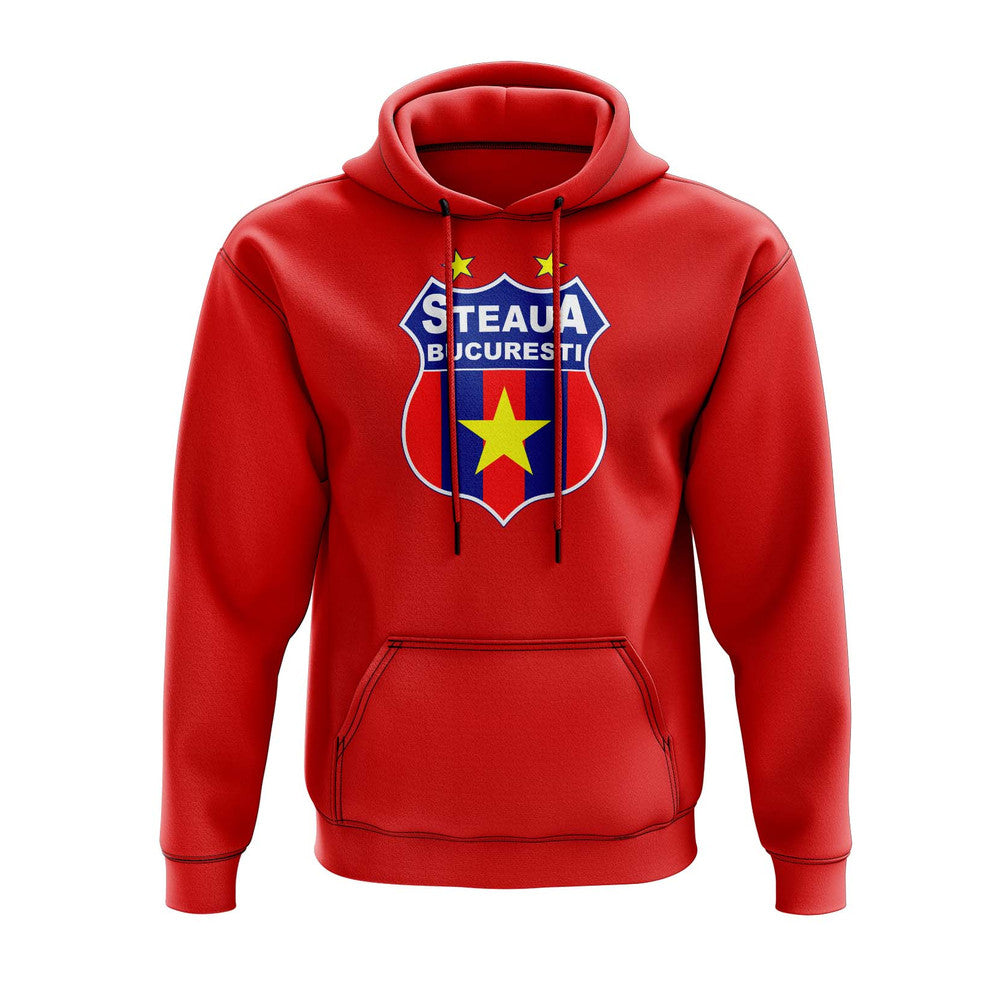 Steaua Bucharest Logo Hoody (Red)_0