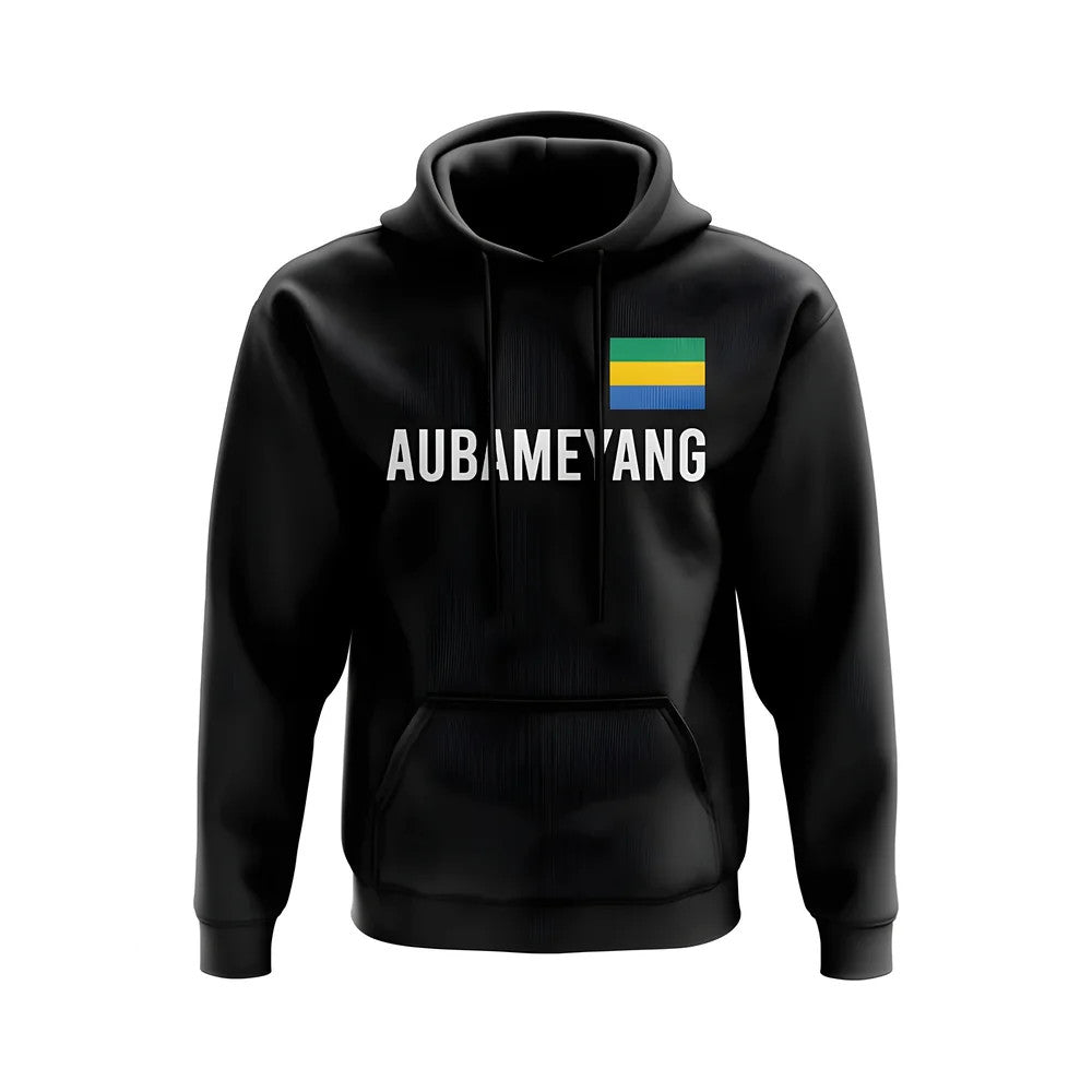 Pierre-Emerick Aubameyang Gabon Name Hoody (Black)_0