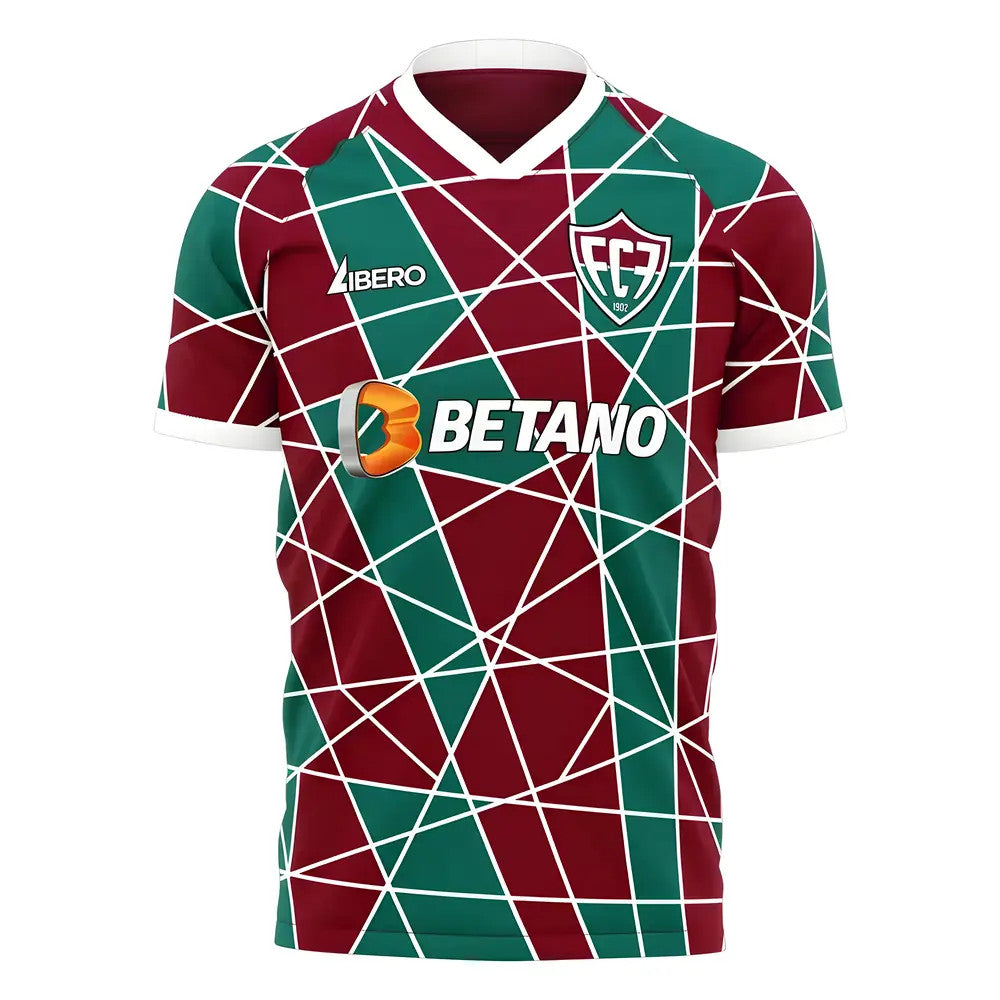  2025-2026 Fluminense Home Concept Shirt Adult Short Sleeve_1