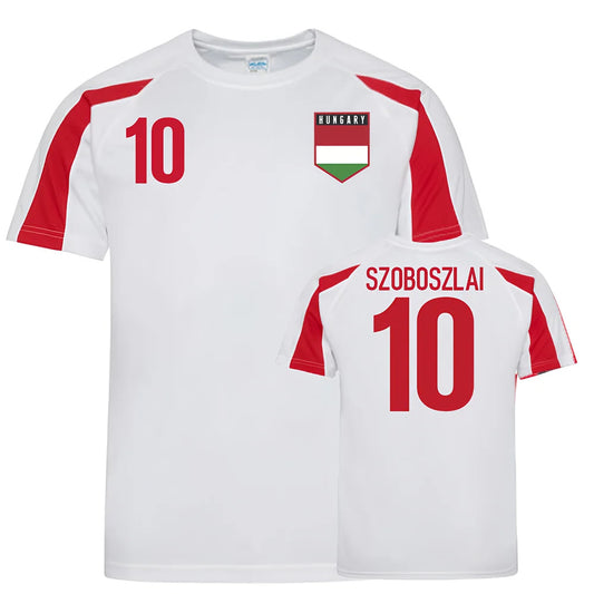 Hungary Sports Training Jersey (Szoboszlai 10)_0