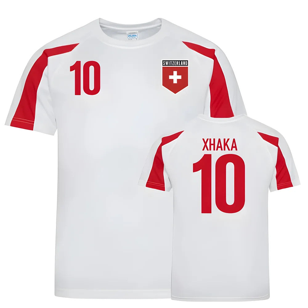 Switzerland Sports Training Jerseys (Xhaka 10)_0