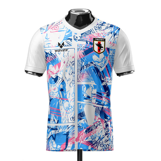 Japan Dragon Ball Z Heritage Football Jersey (Wolvate) Adult Short Sleeve_0