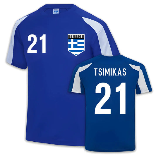 Greece Sports Training Jersey (Kostas Tsimikas 21)_0