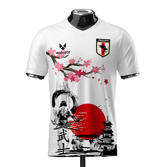Japan Samurai Heritage Football Jersey (Wolvate) Adult Short Sleeve_0