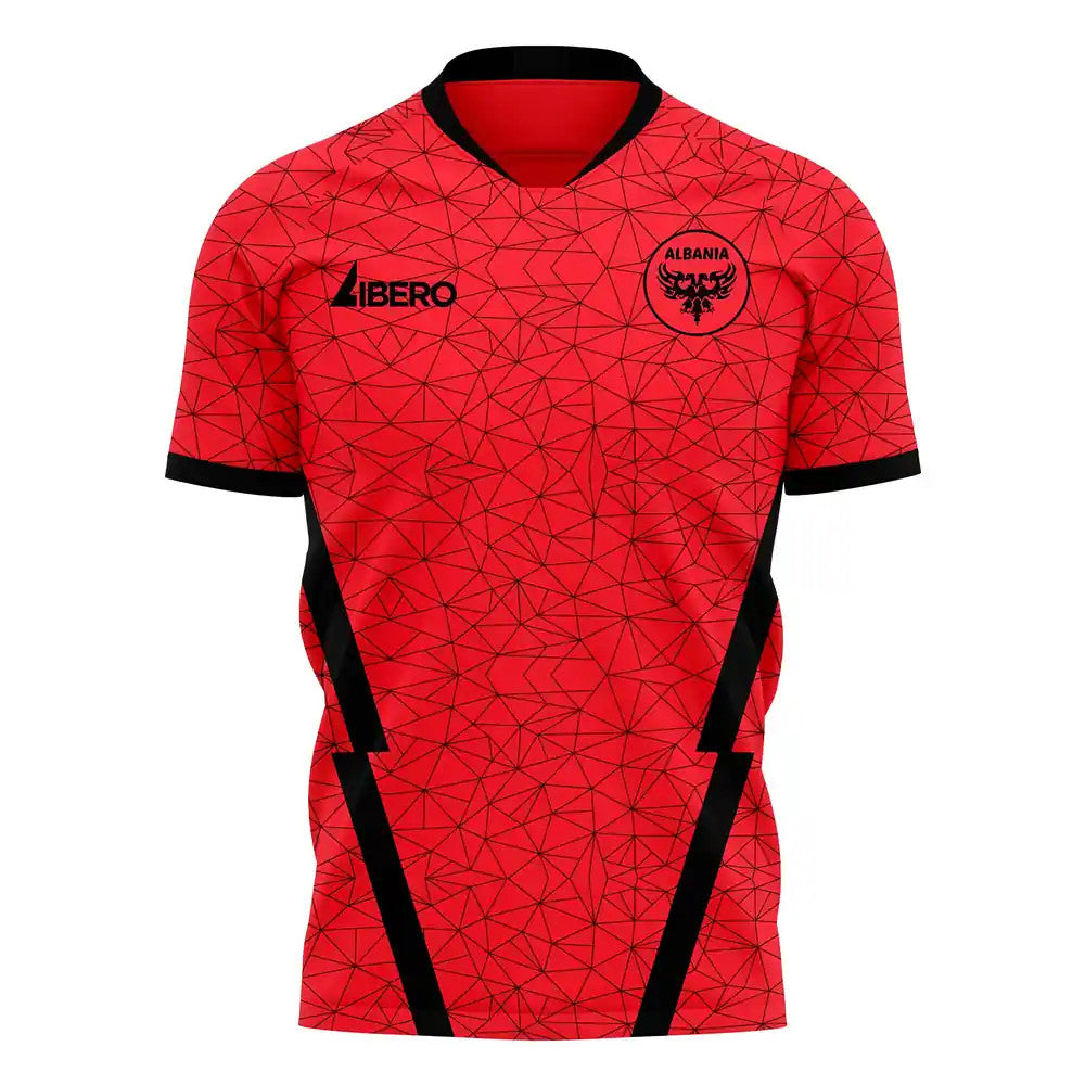 Albania 2025-2026 Home Concept Football Kit (Libero) - Womens_0