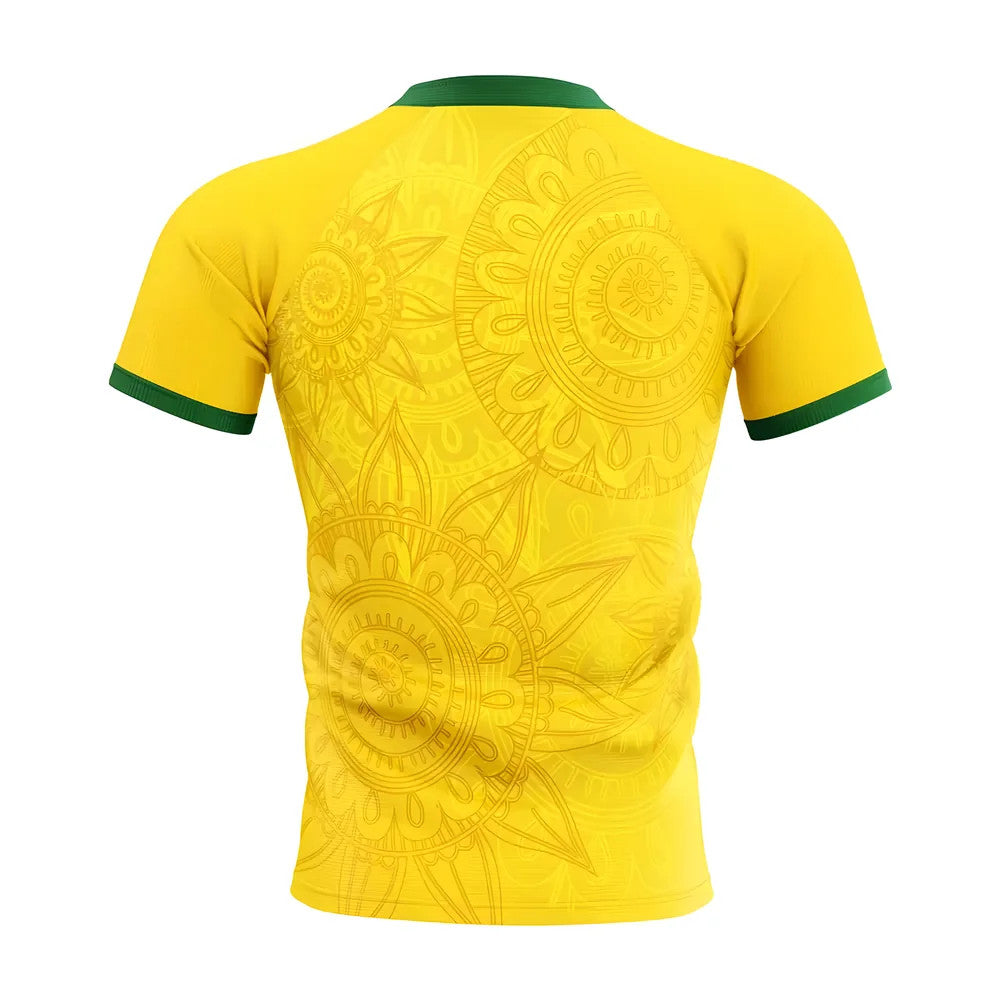  2025-2026 Wallabies Australia Home Rugby Shirt Adult Long Sleeves_1