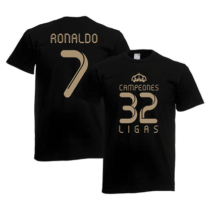 2012 Real Madrid Champions T-Shirt (Black) - Ronaldo 7_1