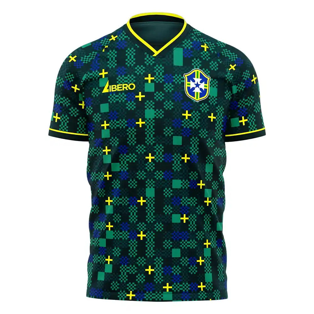  Brazil 2025-2026 Third Concept Football Kit (Libero) (PELE 10)_4