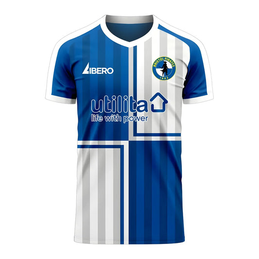 Bristol Rovers 2024-2025 Home Concept Football Kit (Libero)_0