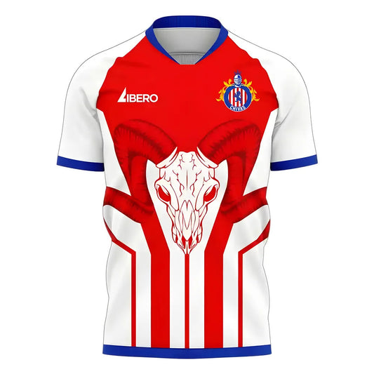 Chivas 2025-2026 Home Concept Football Kit (Libero) - Adult Long Sleeve_0