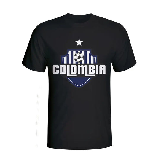 Colombia Country Logo T-shirt (black)_0