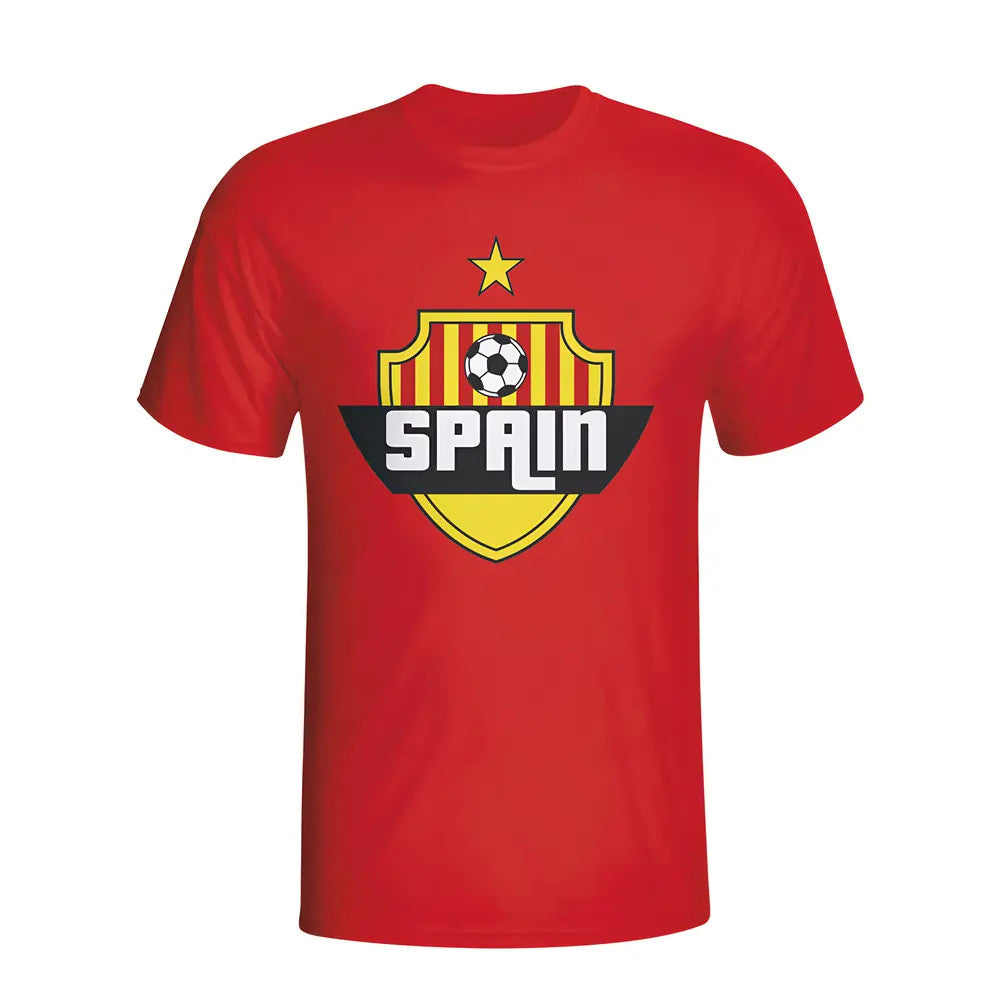Spain Country Logo T-shirt (red) - Kids_0