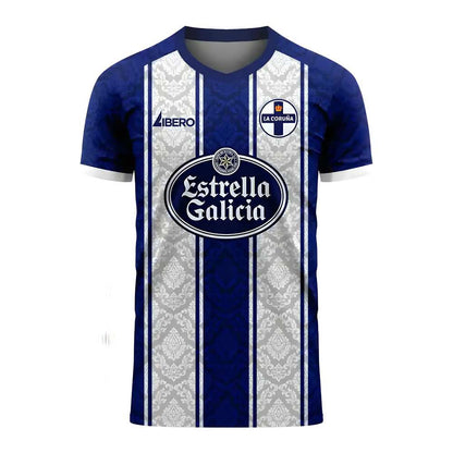 Deportivo La Coruna 2025-2026 Home Concept Football Kit (Libero) - Kids_0