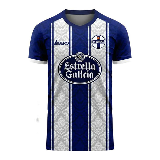 Deportivo La Coruna 2025-2026 Home Concept Football Kit (Libero) - Kids_0