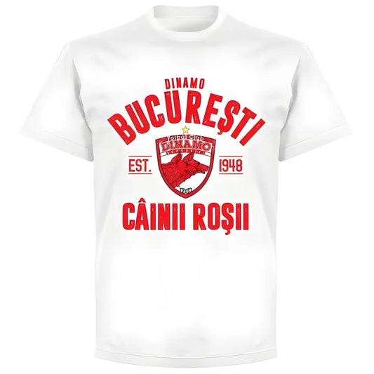 Dinamo Bucharest Established T-shirt - White_0