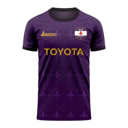Fiorentina 2025-2026 Home Concept Football Kit (Libero) - Kids_0