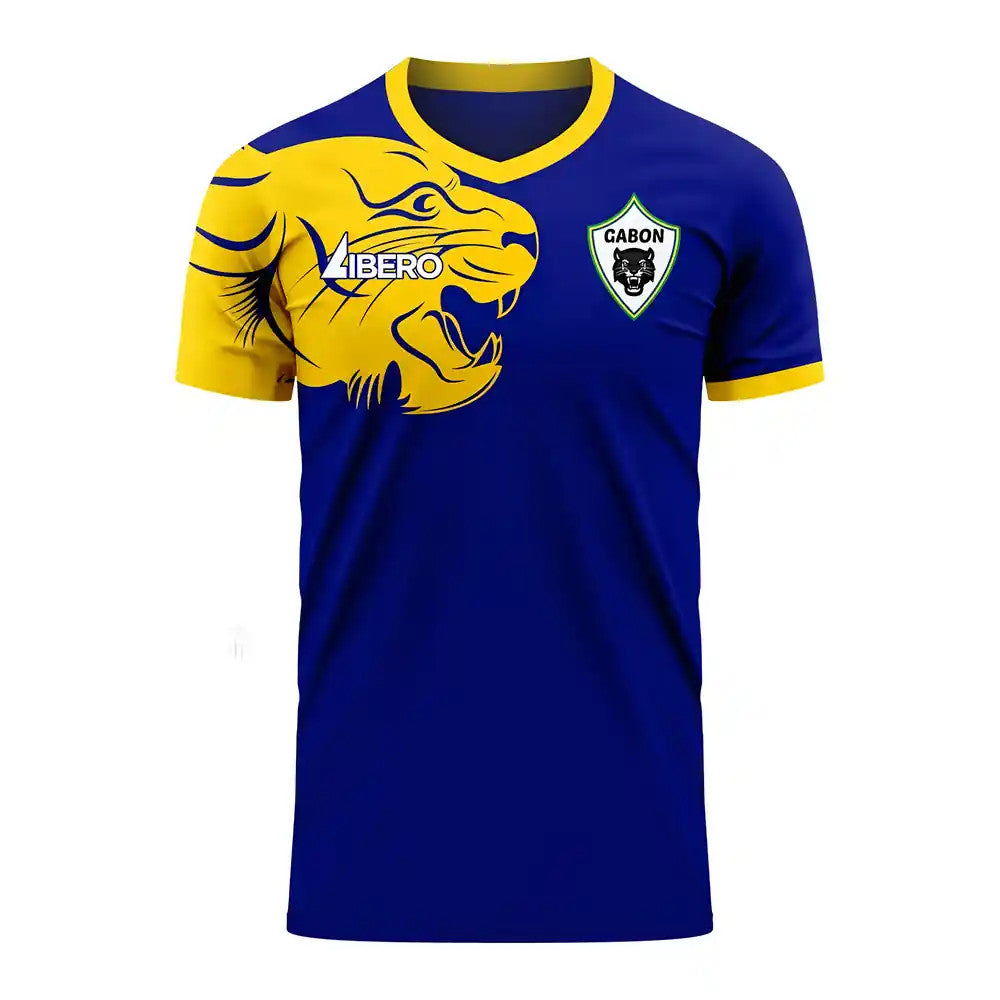 Gabon 2025-2026 Away Concept Football Kit (Libero) (AUBAMEYANG 9)_3