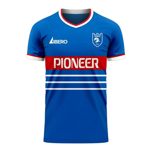 Ipswich 2025-2026 Home Concept Football Kit (Libero) - Adult Long Sleeve_0