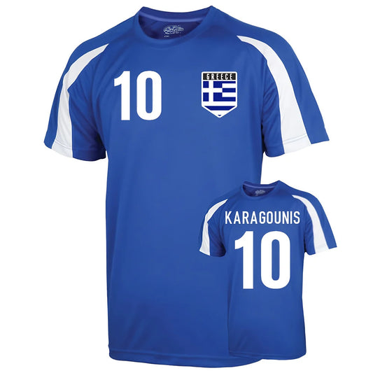 Greece Sports Training Jersey (karagounis 10)_0