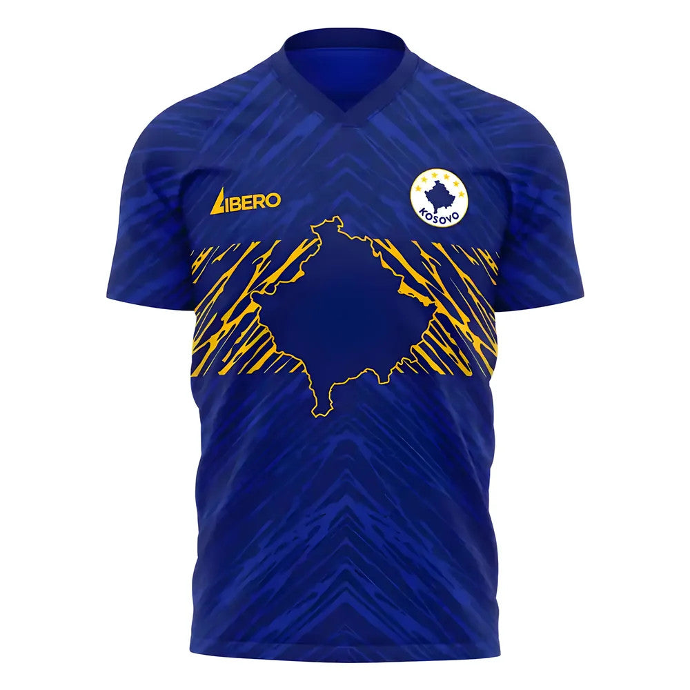  Kosovo 2025-2026 Home Concept Football Kit (Libero)_1