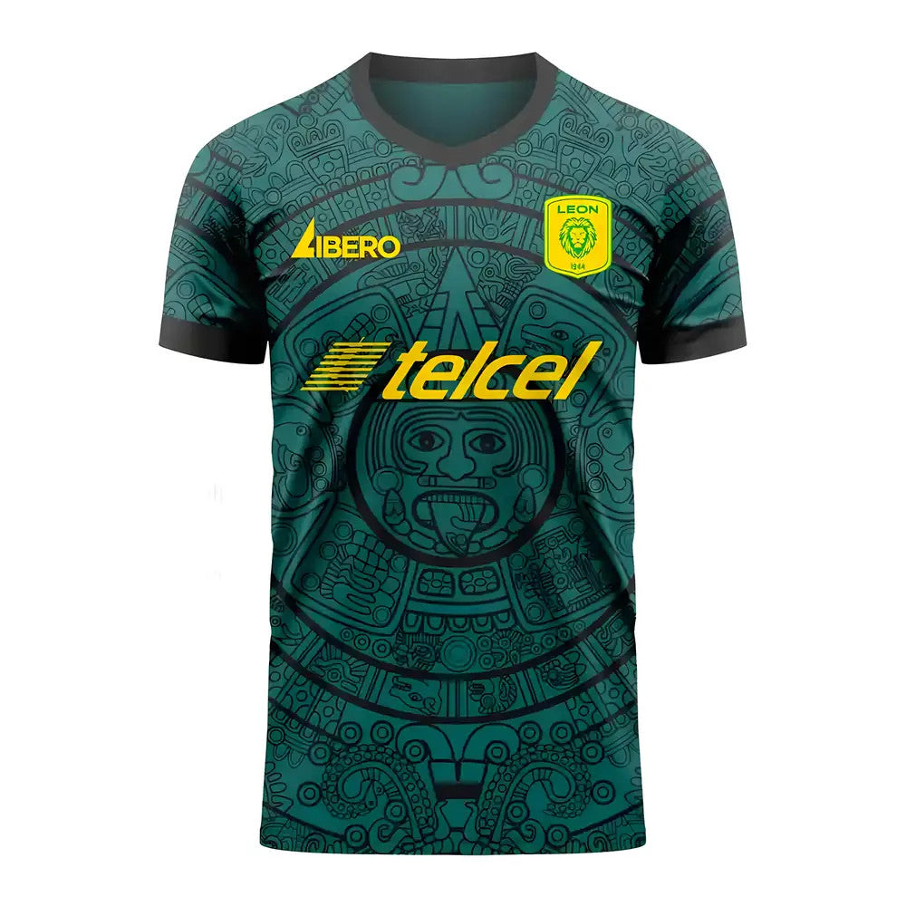 Club Leon 2025-2026 Home Concept Football Kit (Libero) - Kids_0