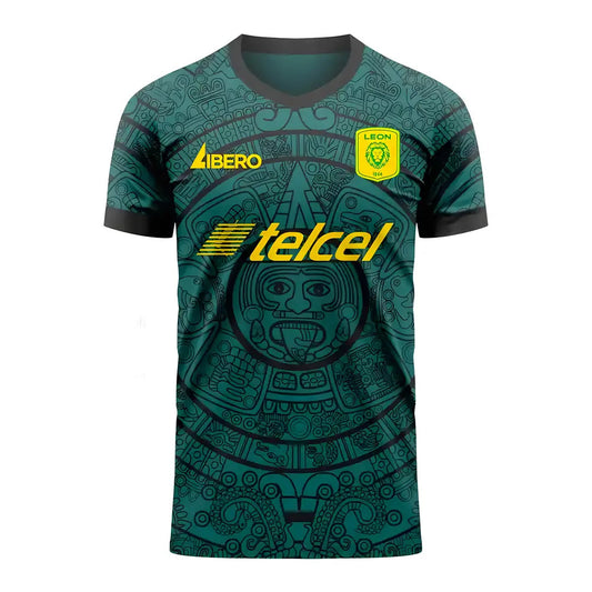 Club Leon 2025-2026 Home Concept Football Kit (Libero) - Kids_0