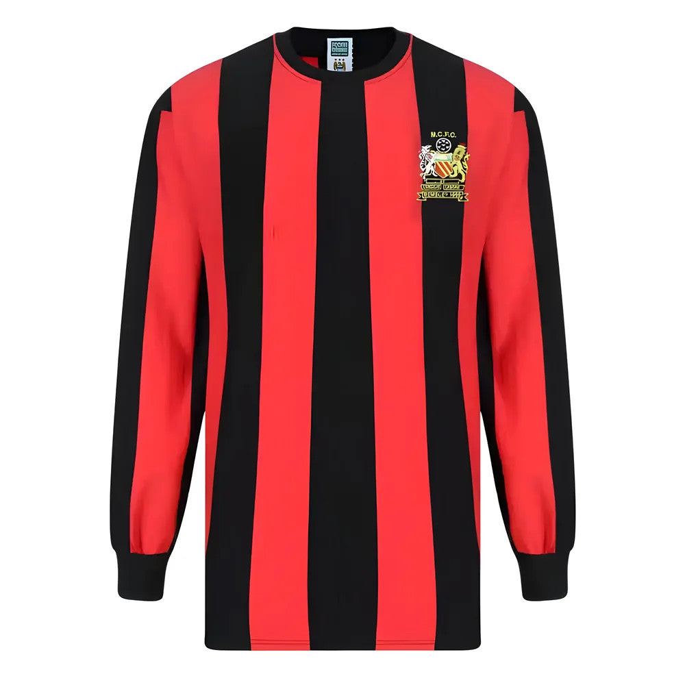Score Draw Manchester City 1969 Home Long Sleeve Shirt_0